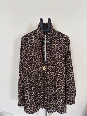 MICHAEL KORS Leopard Print Blouse